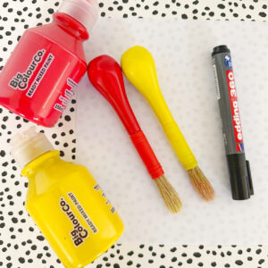 Handprint Mix Delightful Handprint Colour Mixing Activity for Children - Happy Tot Shelf
