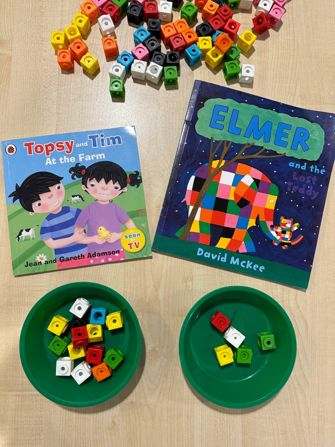 Fun Math Activities with Multilink Cubes - Happy Tot Shelf