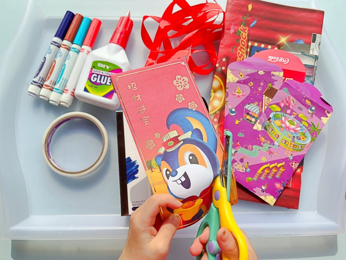 Set up a crafting station with recyclable materials for fun earth activities for kids
