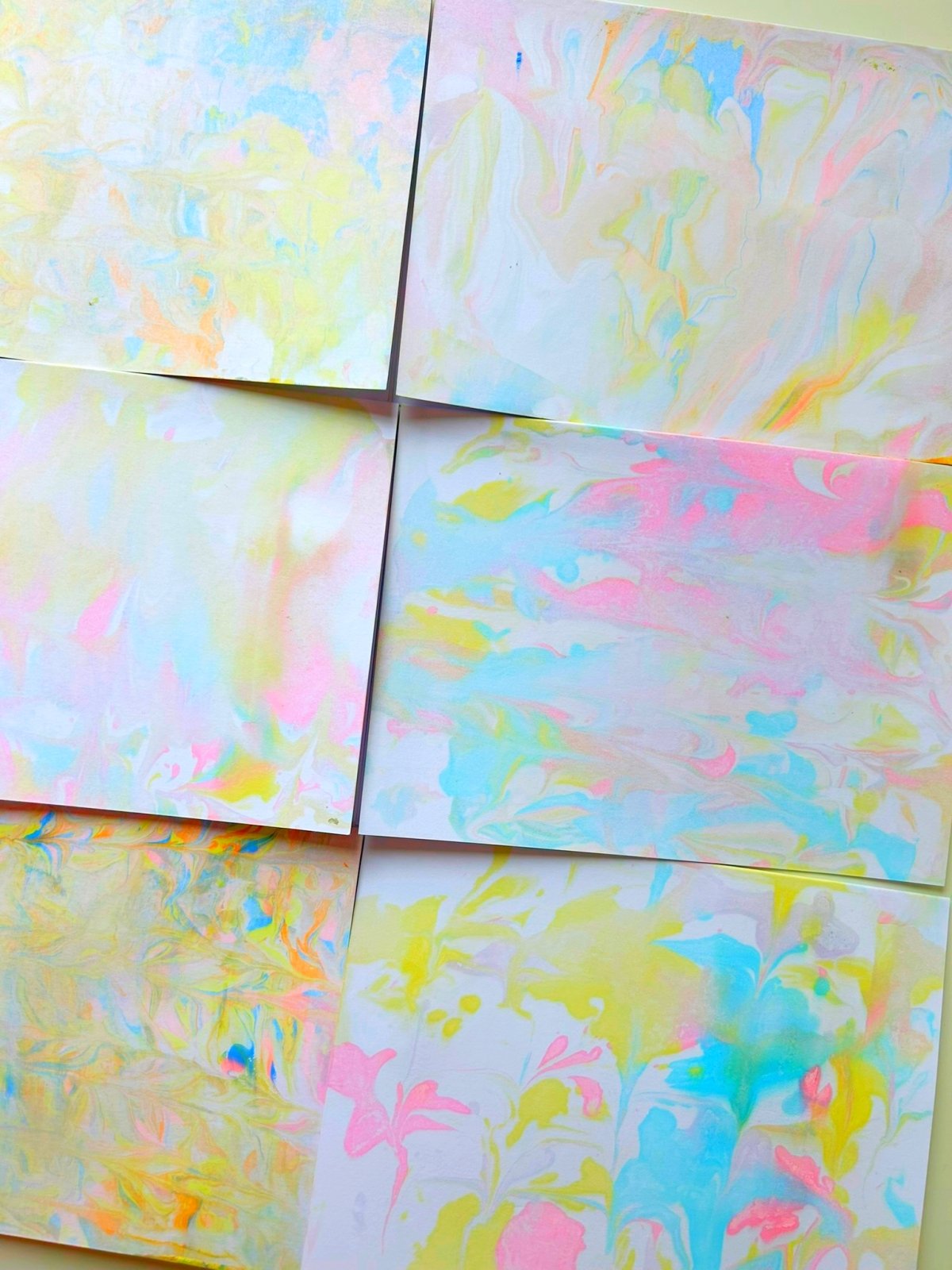 painting activity that creates beautiful patterns